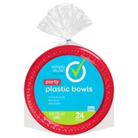 Simply Done Plastic Bowls, Party, 12 Ounce️  DestGlow