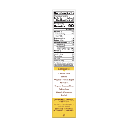 Simple Mills  Almond Flour Banana Muffin &amp; Bread Baking Mix