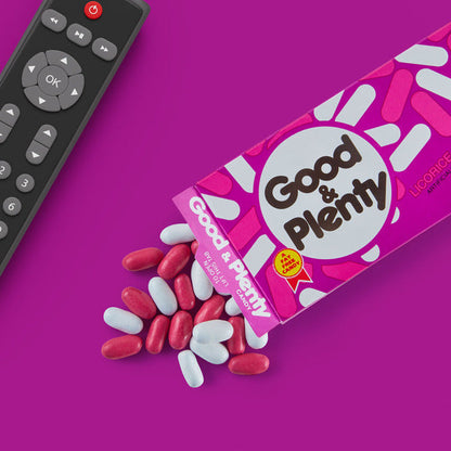 GOOD &amp; PLENTY Licorice Fat Free, Candy Box, 6 oz