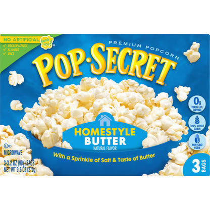Pop Secret Homestyle Microwave Popcorn