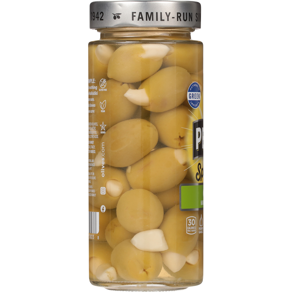 Pearls Specialties Garlic Stuffed Queen Olives  DestGlow