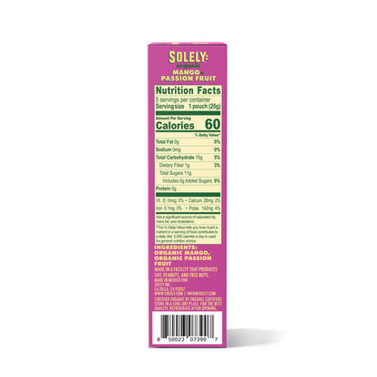 Solely Gummies, Mango &amp; Passion Fruit, Organic, Multipack