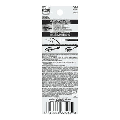 Maybelline Master Precise® All Day Liquid Eyeliner Makeup, Black
