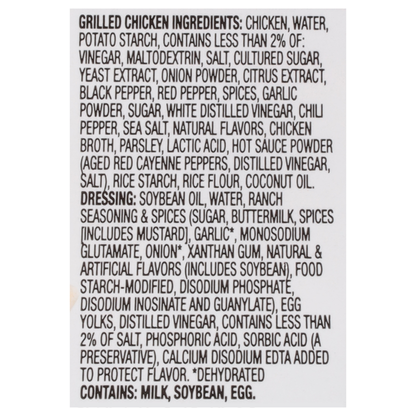 Hidden Valley Original Ranch Dippers Buffalo Ranch Grilled Chicken Strips with Ranch Cup