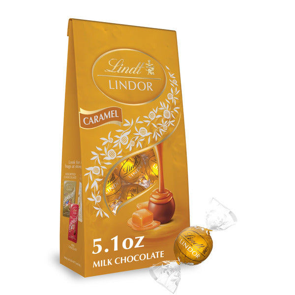 Lindt Lindor Caramel Milk Chocolate Candy Truffles  DestGlow