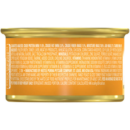 Purina Fancy Feast Gravy Wet Cat Food, Sliced Turkey Feast in Gravy
