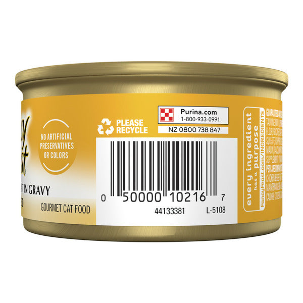Purina Fancy Feast Grilled Wet Cat Food Chicken and Beef in Wet Cat Food Gravy