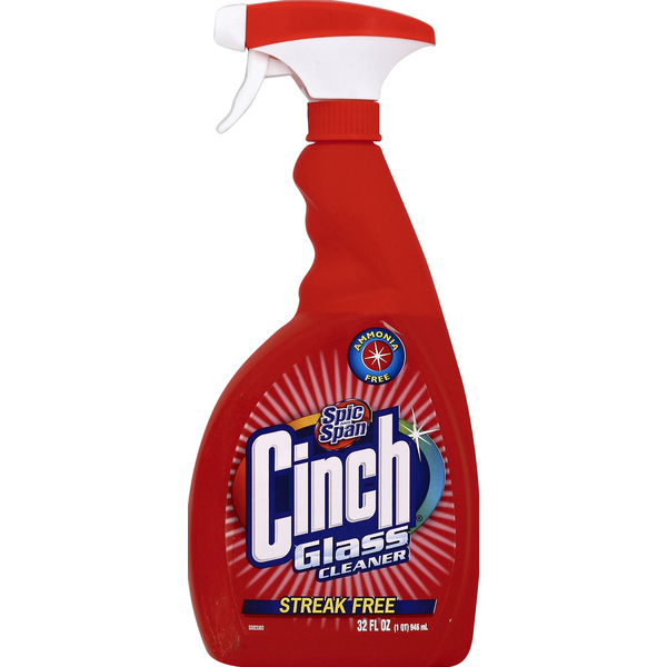 Cinch Glass Cleaner, Streak Free  DestGlow