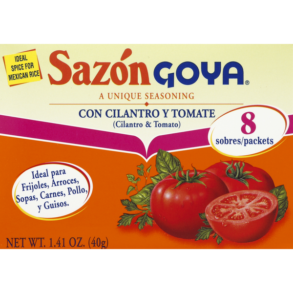 Sazon Goya Seasoning, Cilantro &amp; Tomato  DestGlow