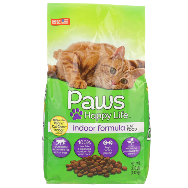 Paws Happy Life Indoor Formula Cat Food  DestGlow