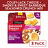 Sargento Balanced Breaks® Cheese + Crunch Mix Colby-Jack Natural Cheese and Smoky & Sweet BBQ Seasoned Snack Mix of Pretzels, Roasted Cashews, Corn Sticks, Corn Kernels, Toasted Bread Chips, Snack, 3-Pack  DestGlow