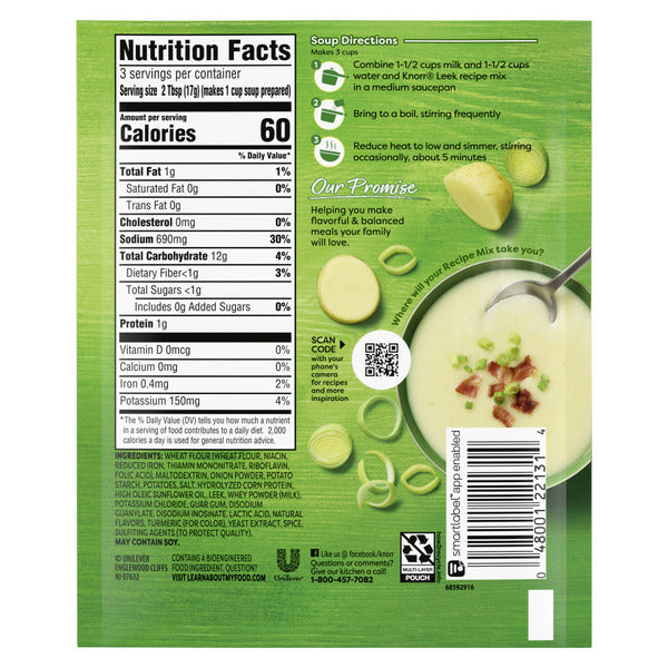 Knorr Soup Mix And Recipe Mix Leek  DestGlow