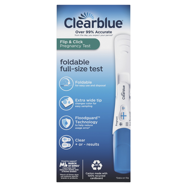Clearblue Flip &amp; Click Pregnancy Test