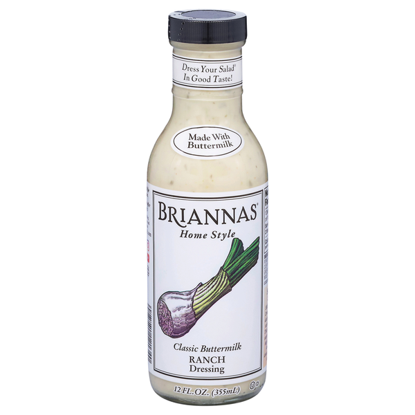 BRIANNAS Home Style Classic Buttermilk Ranch Dressing  DestGlow