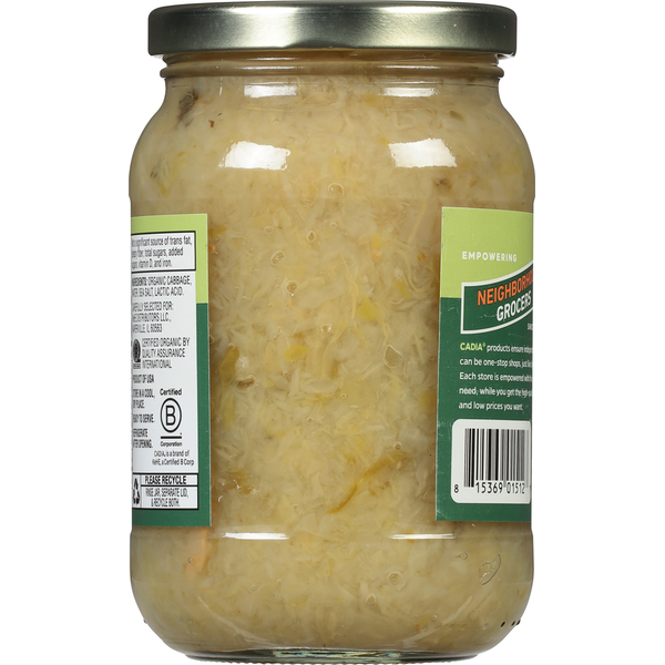 CADIA Sauerkraut, Organic, Classic  DestGlow