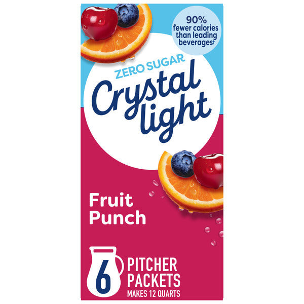 Crystal Light Fruit Punch Artificially Flavored Powdered Drink Mix  DestGlow
