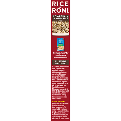 Rice-A-Roni Long Grain &amp; Wild Rice