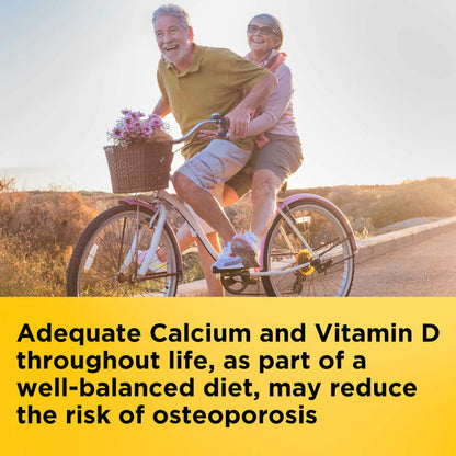 Nature Made Calcium 500 mg with Vitamin D3 Tablets