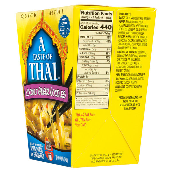 A Taste of Thai Coconut Ginger Noodles Quick Meal  DestGlow