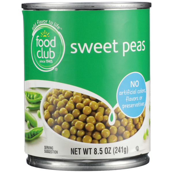 Food Club Sweet Peas  DestGlow