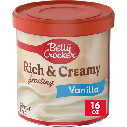 Betty Crocker Gluten Free Rich &amp; Creamy Vanilla Frosting