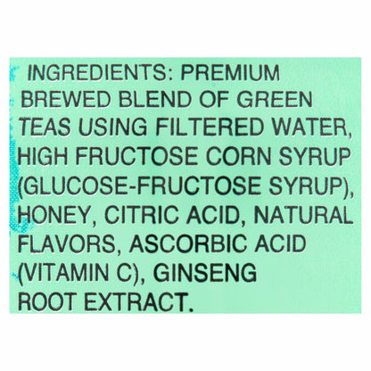 AriZona Green Tea, With Ginseng and Honey
