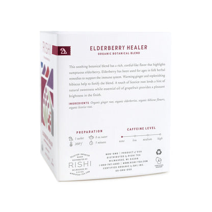 Rishi Tea &amp; Botanicals Elderberry Healer, Tea Sachets
