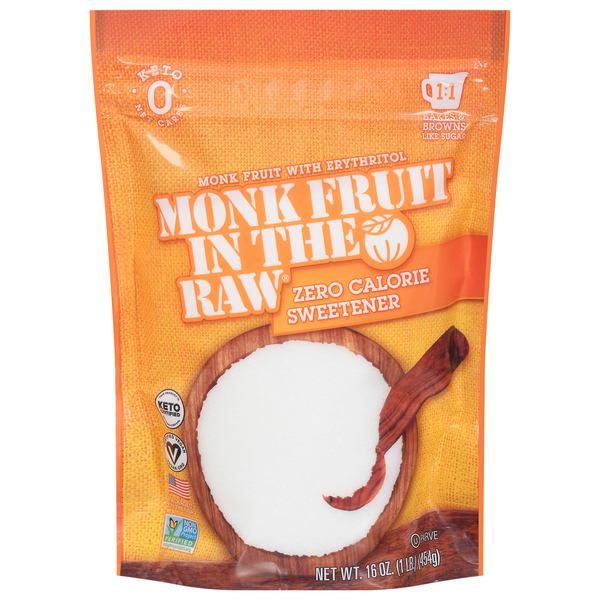 Monk Fruit in the Raw Sweetener, Zero Calorie  DestGlow