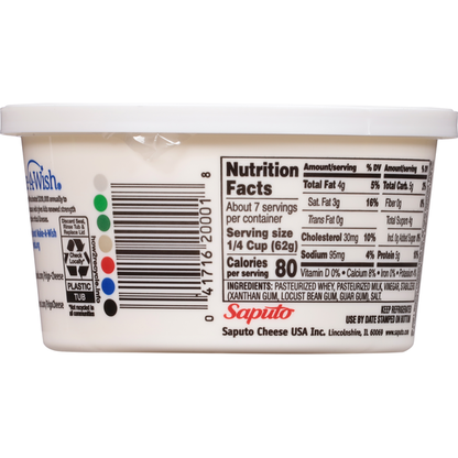 Frigo Ricotta Cheese, Part-Skim