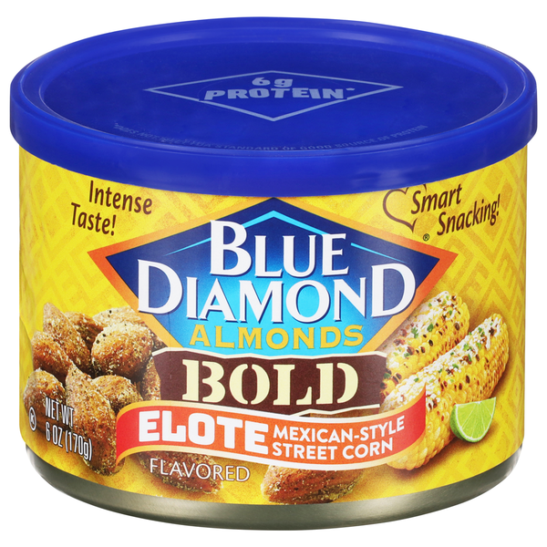 Blue Diamond Almonds, Bold, Elote Mexican-Style Street Corn Flavored  DestGlow