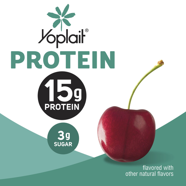Yoplait Protein Cherry Yogurt Cultured Dairy Snack Cup  DestGlow