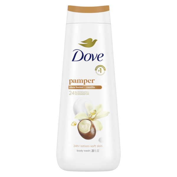 Dove Body Wash Pamper Shea Butter &amp; Vanilla  DestGlow