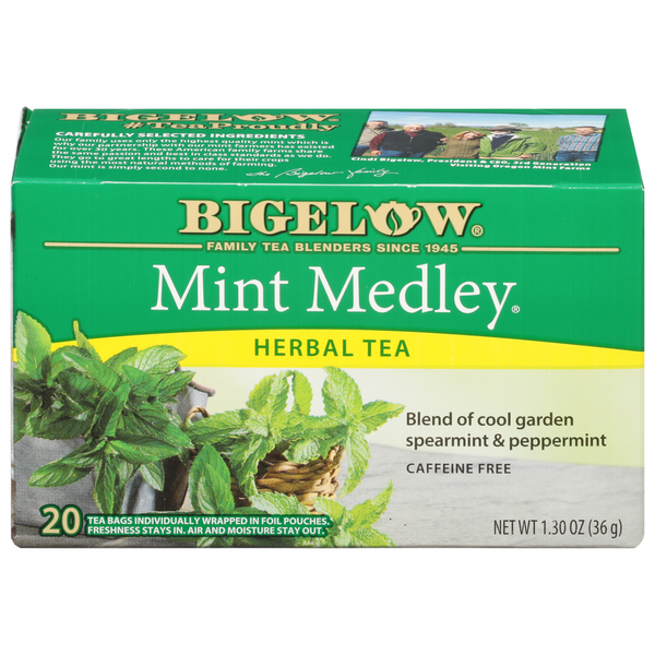 Bigelow Mint Medley Herbal Tea  DestGlow