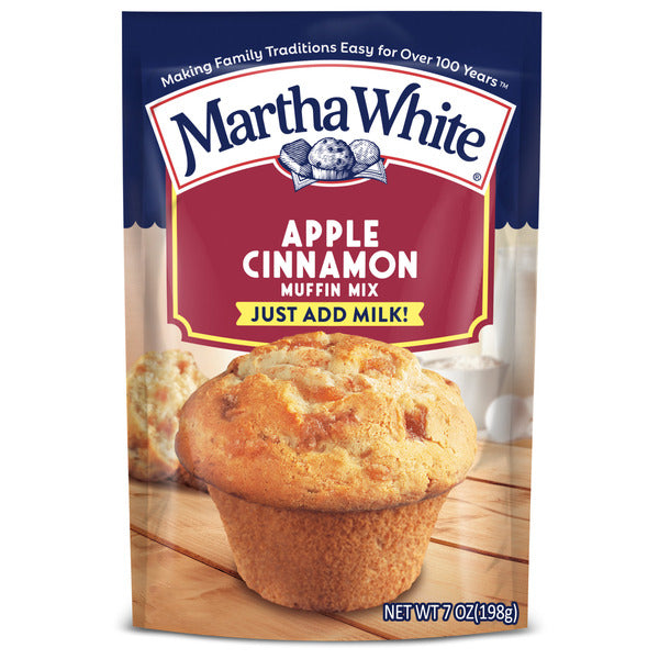 Martha White Apple Cinnamon Muffin Mix, 7 Oz Bag  DestGlow