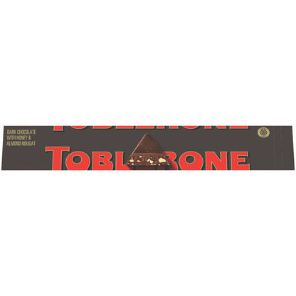 TOBLERONE Dark Chocolate Bar With Honey And Almond Nougat 3.52 oz