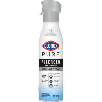 Clorox PURE Allergen Neutralizer Daily Air Spray, Ocean Mist