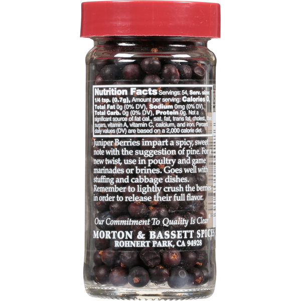 Morton &amp; Bassett Spices Juniper Berries  DestGlow