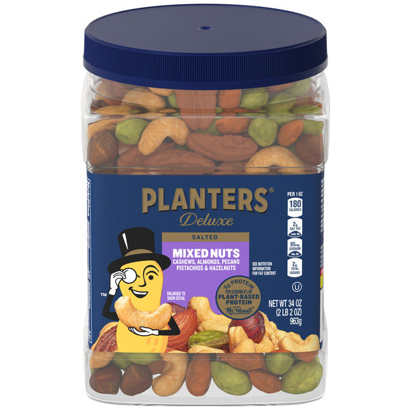 Planters Deluxe Mixed Nuts with Sea Salt  DestGlow