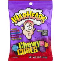 WARHEADS Candy, Cherry Cubes  DestGlow