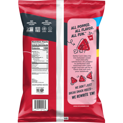 PopCorners Popped-Corn Snacks Sweet &amp; Salty Kettle Corn