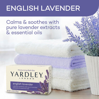 Yardley London English Lavender Moisturizing Bath Bar