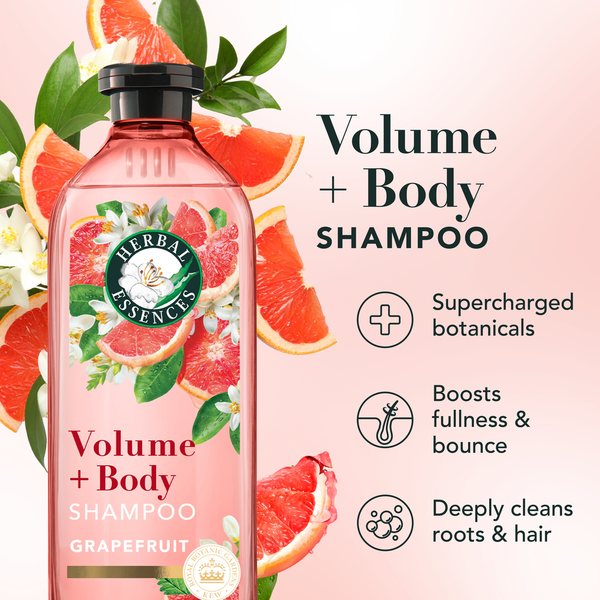 Herbal Essences bio:renew White Grapefruit &amp; Mint Naked Volume Shampoo  DestGlow