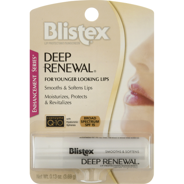 Blistex Lip Protectant/Sunscreen, Deep Renewal, Broad Spectrum SPF 15  DestGlow