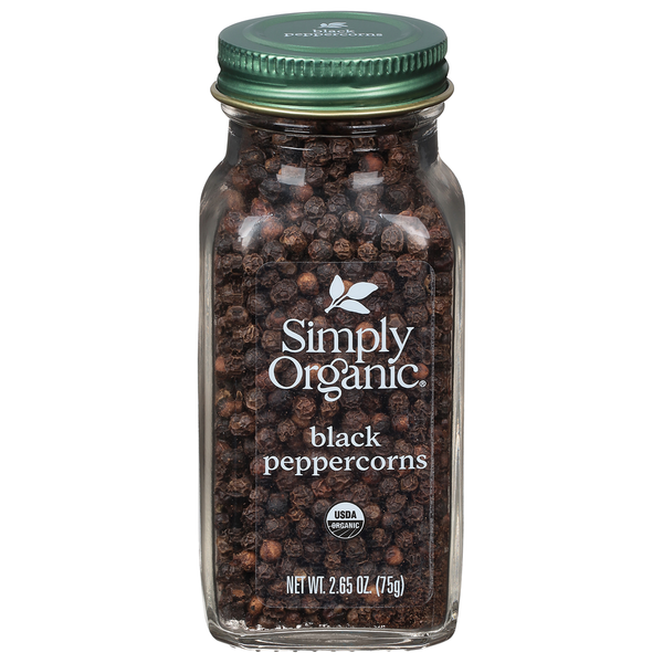 Simply Organic Black Peppercorns  DestGlow