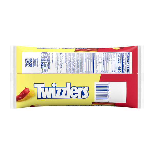 TWIZZLERS Filled Twists Sweet &amp; Sour Flavored Licorice Style, Chewy Candy Bag, 11 oz  DestGlow