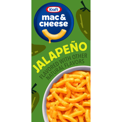 Kraft Jalapeno Flavored with Other Natural Flavors Mac &amp; Cheese Dinner