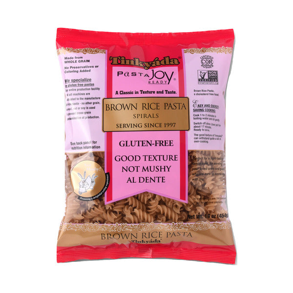 Tinkyada Gluten Free, Brown Rice Pasta, Spirals  DestGlow