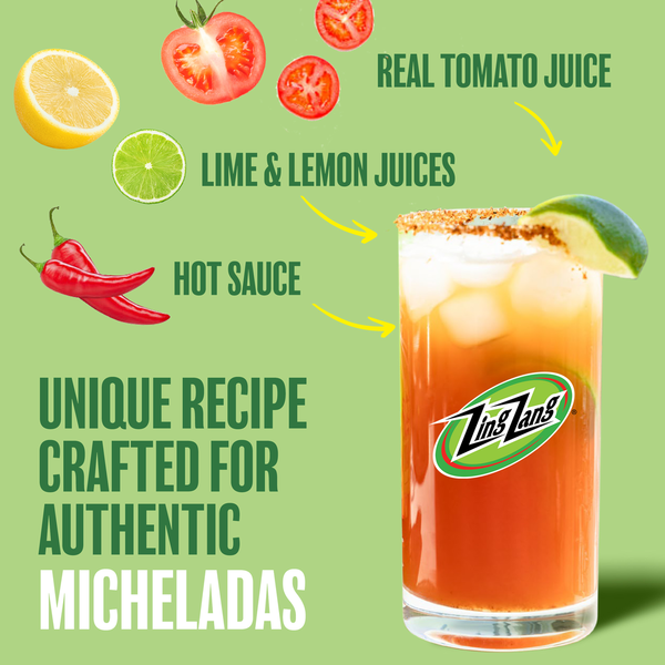 Zing Zang Michelada Mix, Non-Alcoholic Cocktail Mixer  DestGlow