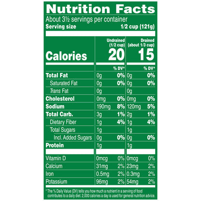 Del Monte 50% Less Sodium French Style Green Beans