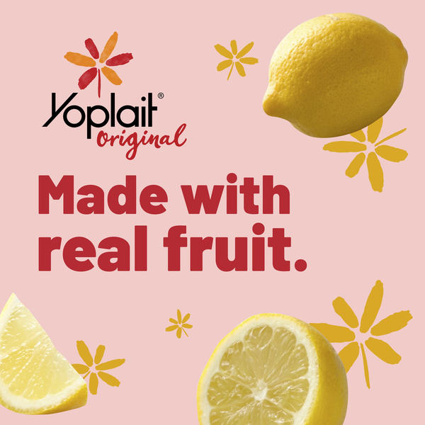 Yoplait Original Low Fat Lemon Burst Yogurt Cup  DestGlow